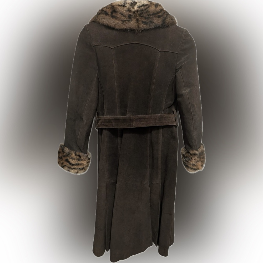 Vintage 1970s Jeno de Paris Fur-Trim Coat - Picture 9 of 9